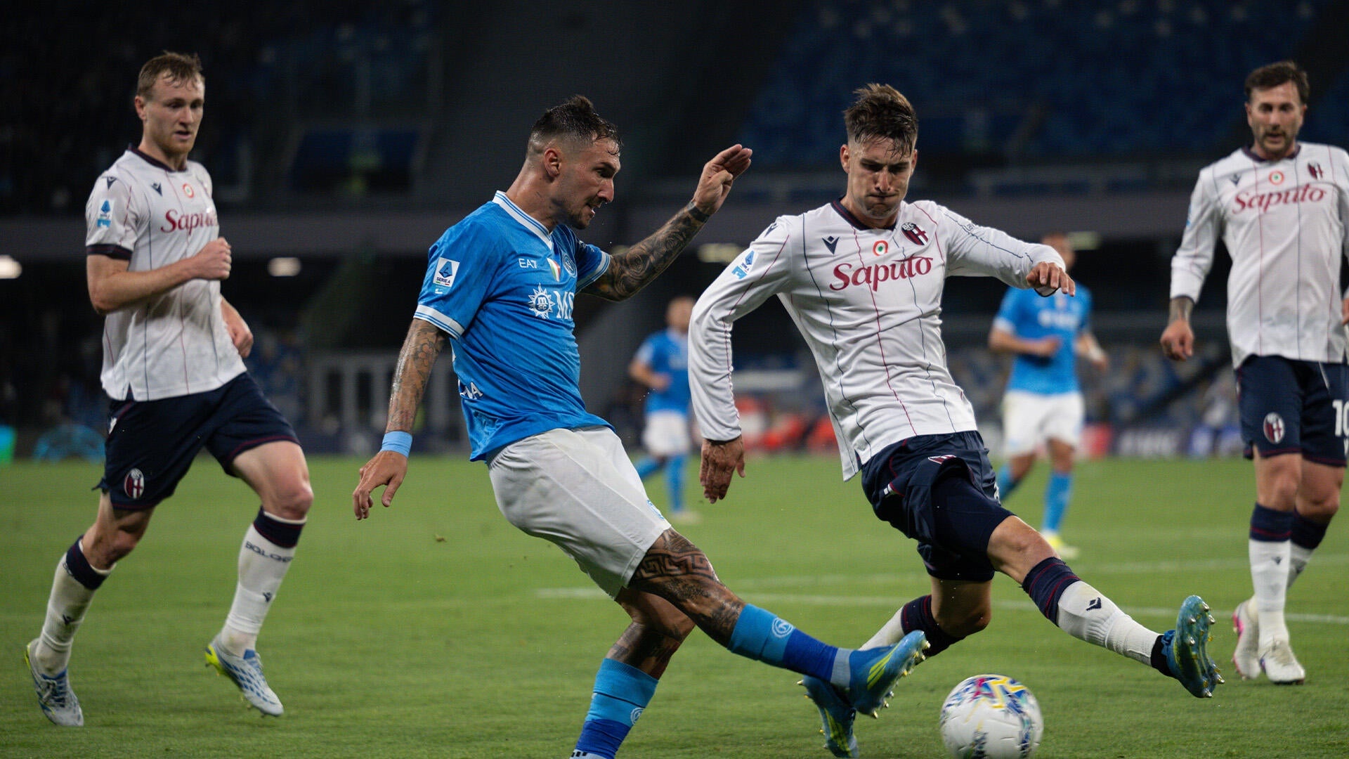 ไฮไลท์บอลเมื่อคืน Napoli vs Bologna 11.12.26 (2-3)
