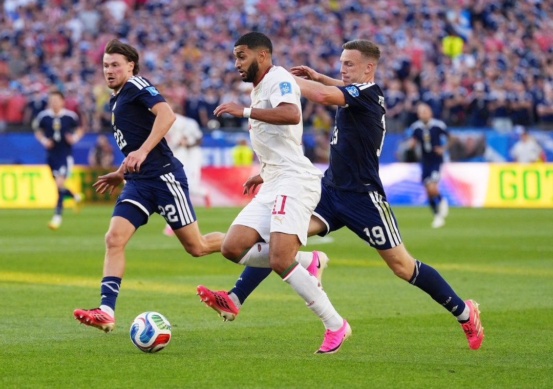 ไฮไลท์บอลเมื่อคืน Scotland vs Morocco 19.06.26 (0-1)
