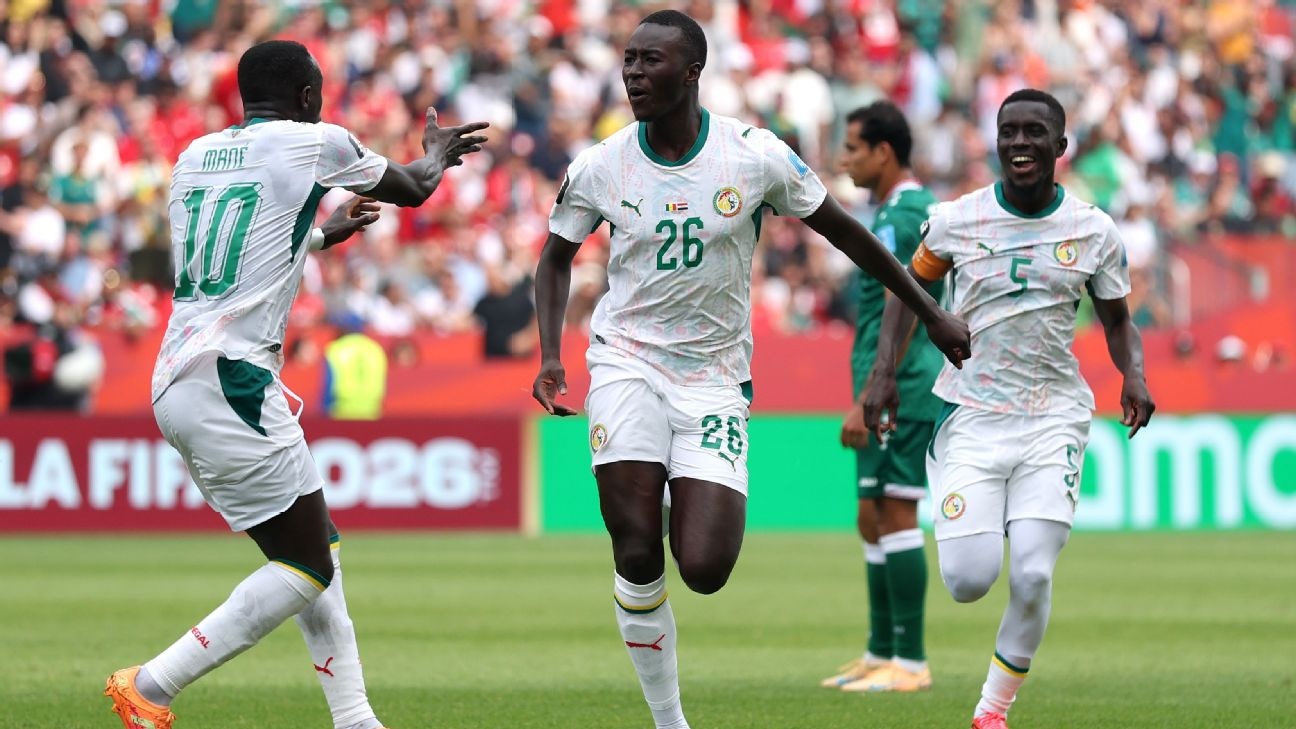 ไฮไลท์บอลเมื่อคืน Senegal vs Iraq 26.06.26 (5-0)