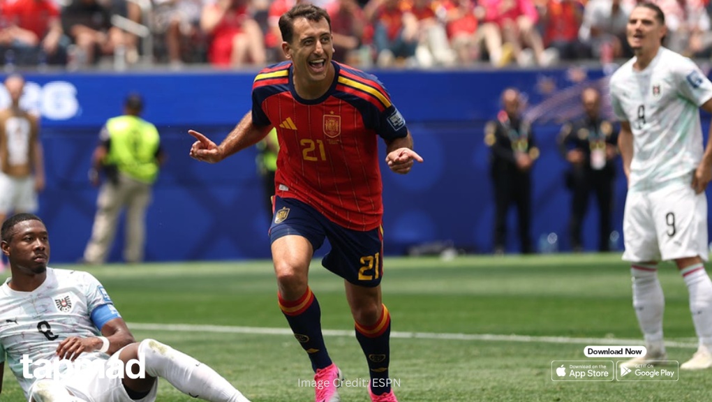 ไฮไลท์บอลเมื่อคืน Spain vs Austria 02.07.26 (3-0)