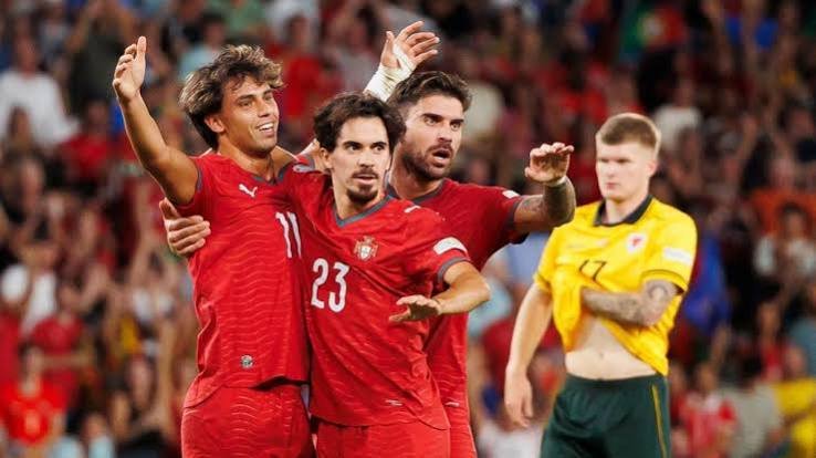 ไฮไลท์บอลเมื่อคืน Portugal vs Wales 24.09.26 (1-0)